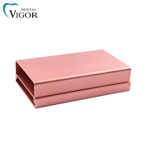 Support de fraises dentaires autoclavable en aluminium, 152 trous, boîte de rangement professionnelle pour stérilisation, blocs de polissage et de brosse - Product Image 6