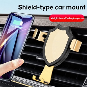 2024 New Arrival Nhôm Lá Chắn Không Khí Vent Xe Điện Thoại Chủ Auto-Grip Navigation Trọng Lực Xe Núi Phổ - Product Image 4