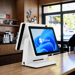 Màn hình kép 15 inch thức ăn nhanh <span class=keywords><strong>POS</strong></span> Tiền mặt đăng ký cảm ứng duy nhất Beauty Salon hệ thống dịch vụ giá rẻ <span class=keywords><strong>POS</strong></span> thiết bị - Product Image 6