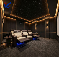 Canapé de cinéma électrique moderne en cuir pour home cinéma VIP, fourni directement par l'usine, avec support OEM pour personnalisation de la couleur, de la taille et du logo.