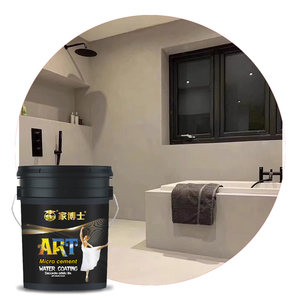 Revestimiento Decorativo de Microcemento a Base de Acrílico para Paredes, Revestimiento Líquido de Capa Delgada, Impermeable, Resistente a los Rayos UV, Efecto Martillado para Aplicación con Brocha - Product Image 1