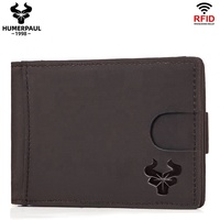 Tas Pickup Asli Pria, Dompet Sederhana dan Ringan, Penutup Pickup Ox yang Modis dan Trendi, Tas Kartu Kredit Ultra Tipis