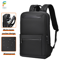 Mochila Expandible para Portátil, Impermeable, Transpirable, Resistente, para Uso Diario, Negocios, Gran Capacidad, para la Escuela