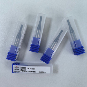 ดอกกัดโซลิดคาร์ไบด์ปลายแบน รุ่น ZCC <span class=keywords><strong>CT</strong></span> GM-<span class=keywords><strong>4E</strong></span> ซีรีส์ GM-<span class=keywords><strong>4E</strong></span>-D1.0 GM-<span class=keywords><strong>4E</strong></span>-D16.0 PM-<span class=keywords><strong>4E</strong></span>-D3.0S-G 4-F  แบบ OEM เคลือบ AlTiN ความแข็ง HRC 65HRC - Product Image 3