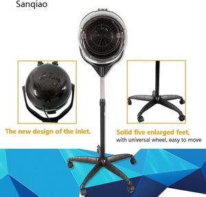 Professional Salon Equipment Standing Hair Dryer with Adjustable Floor Hood Bonnet Rolling Wheels for <b>Outdoor</b> Use - Product Image 4