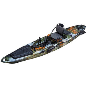 Kayak à pédales super léger pour une ou deux personnes, idéal pour la pêche estivale, les sports nautiques en mer, design résistant à l'eau pour adultes - Product Image 3