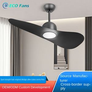 Nouvelle conception créative nordique simple transfrontalière pour restaurant, salon, bureau, ventilateur lumineux à conversion de fréquence intelligente - Product Image 2