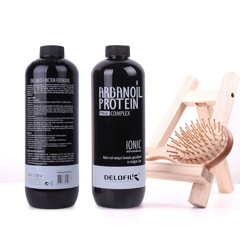 DELOFIL Professional Straightening Hair Care Collagen 3 in 1 Hair Perm Cream