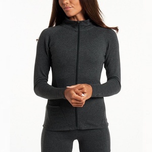 Chaqueta de Mujer Nueva Moda al por Mayor con Logotipo Personalizado, Manga Larga, Cierre de Cremallera, Todos los Colores, Alta Calidad, Talla Grande - Product Image 3