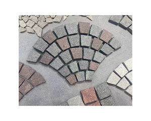 Dış yol Bluestone finişer siyah yeşil pembe gri Porphyry için doğal siyah kübik metre bazalt kaya Porphyry taş - Product Image 1