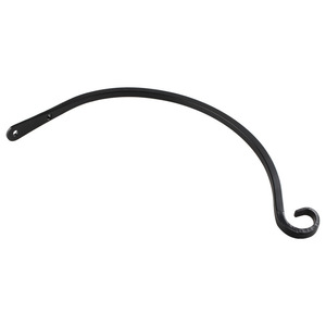 Hanging Basket Hook 14 Inch Wrought Iron Black Outdoor Indoor Wall Mounting <b>Bracket</b> For Planting Floral Decoration - Product Image 1