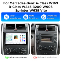 Radio para Auto Junsun con Carplay y Android Auto para Mercedes Benz W169 W245 B200 W906 Sprinter W639 Vito, Reproductor de DVD para Auto de 9 Pulgadas