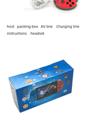 Console de jeu portable X7 à écran 4,3 pouces, très vendue, avec Wi-Fi, 3000 jeux intégrés et 8 Go de stockage