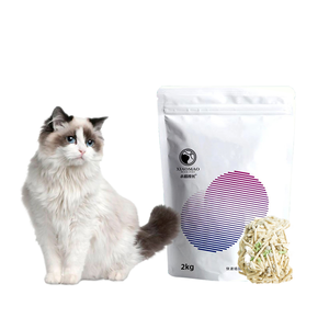 Litière pour chat en tofu ultra absorbante, biodégradable, mélange 5:1 de charbon actif, séchage rapide, soja, maïs, zéolite, amidon, jetable dans les toilettes - Product Image 1