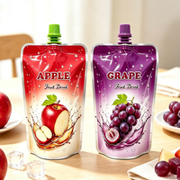 Maßgefertigte Folien-Ausgießbeutel für Getränke, Apfel-, Trauben- und Fruchtsaft, Flüssignahrung und Saucen-Verpackungsbeutel