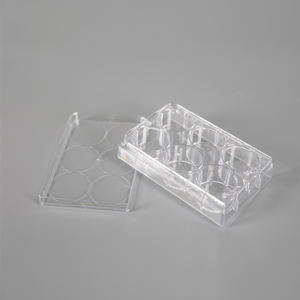 Pelat budaya tisu sel 6 sumur transparan dengan dasar datar terbuat dari bahan PS tahan lama - Product Image 5