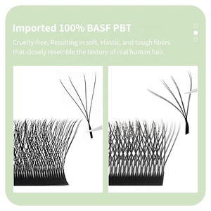 Diyday OEM 4D Clover <span class=keywords><strong>W</strong></span> hình Pre Made Mink khối lượng lông mi mở rộng cho tùy chỉnh thứ tự - Product Image 2