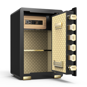 Sinh trắc học vân tay an ninh kỹ thuật số tiền an toàn hộp khóa Khóa nhà khách sạn Văn phòng lưu trữ kết hợp Súng Điện tử kim loại két - Product Image 4