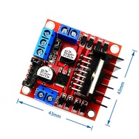 Module de commande de moteur L298N pour moteur pas à pas DC, accessoires pour voiture intelligente et robot