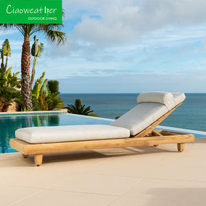 Ensemble Canapé Sectionnel de Luxe en Bois Moderne pour Extérieur et Jardin en Teck - Product Image 6