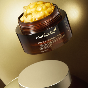 Crema de Cápsulas con Vitamina C medicube Deep Vita C, Aclara la Piel Opaca, Reduce las Manchas Oscuras y las Marcas del Acné, Fijación Duradera - Product Image 6