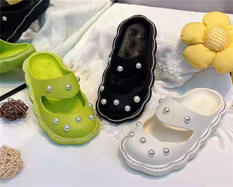 Custom Logo Girls Sandals Slippers Outdoor Summer Women Casual Garden Shoes