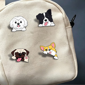En gros, Pin's en émail et badges métalliques personnalisés pour animaux de compagnie (Corgi, Border Collie, <span class=keywords><strong>Pug</strong></span>, Shih Tzu), mignons, pour sacs à dos et accessoires de mode - Product Image 3