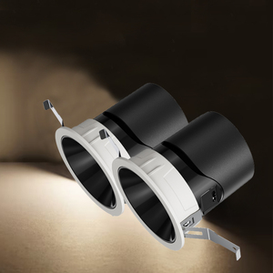 Sang trọng phong cách Châu Âu LED trần tại chỗ mới nhất có thể điều chỉnh lõm Spotlight Dimmable cho khách sạn cửa hàng Museums-DMX512 tương thích - Product Image 1