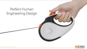 Correas y arneses para perros con logotipo personalizado de suministro de fábrica, manos libres, control fácil, material ABS antideslizante, correa retráctil fuerte para perros - Product Image 5