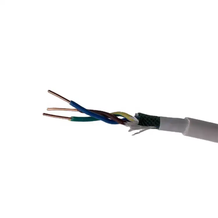 Sale Hard copper romex wire black pvc insulating sheath BVV 300/500V electric heating cable in jiaxing haiyan