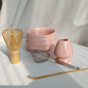 ชุดมัทฉะแบรนด์ส่วนตัว ชุดพิธีชงชาแบบมัทฉะ ชุดมัทฉะสีชมพู กล่องของขวัญ - Product Image 2