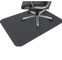 Tapis de chaise roulante de jeu d'ordinateur 90x140cm, tapis de bureau à poils bas, grand tapis antidérapant pour le bureau et la maison
