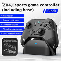Base de charge sans fil pour manette de jeu PC, Android, iPhone, rechargeable avec vibrations et boutons micro-interrupteurs, contrôleur de jeu, joystick