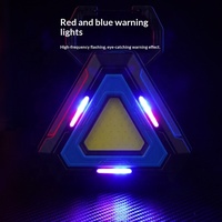 Lampe de travail LED multifonctionnelle pliable, étanche, à forte adsorption magnétique, intensité réglable, batterie externe portable, pour atelier et situations d'urgence