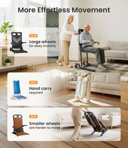 Silla elevadora eléctrica Mateside OEM ODM para bañera, control remoto ajustable en altura, diseño plegable para uso en rehabilitación hospitalaria - Product Image 6