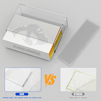 Boîte de rangement pour cartes à collectionner Charizard Ultra Premium Collection, en acrylique transparent, protection UV 99%, moderne