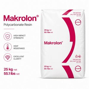 Resina de Policarbonato Makrolon PC, Paquete Neto de 25 kg, Alta Resistencia al Impacto, Grado de Moldeo por Inyección para Componentes Electrónicos - Product Image 1