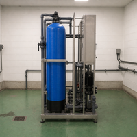 Réservoir de filtration à sable en PRV (Plastique Renforcé de Fibres) industriel, 5000 L/heure, pour dessalement et traitement des eaux en aquaculture