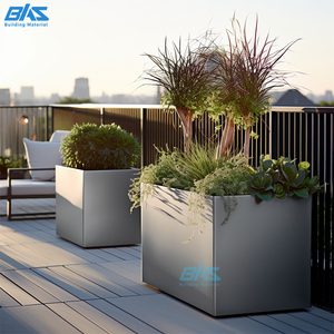 Jardinera de Aluminio Moderna y Duradera de Estilo Americano, Ecológica, para Plantas de Exterior, para Hogar, Jardín, Balcón, <span class=keywords><strong>Terraza</strong></span>, Comercial - Product Image 5