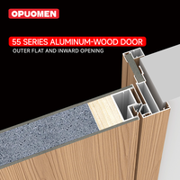 Porte murale invisible encastrée, cadre en alliage d'aluminium, intérieur moderne, chambre à coucher, cadre sans cadre, isolation acoustique, utilisation hôtelière, 5 ans