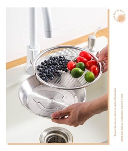 Bandeja para <span class=keywords><strong>Filtro</strong></span> de Aceite, Cesta de Drenaje de Malla de Acero Inoxidable, Coladores para Alimentos Fritos, Rejilla de Drenaje, Escurridor para Verduras - Product Image 6