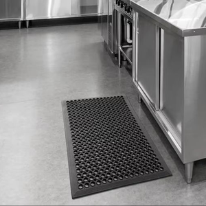 Tapete de Cocina Industrial de Goma, Rectangular, Antideslizante, Superficie Texturizada, Uso en Interiores, Resistente al Agua - Product Image 5
