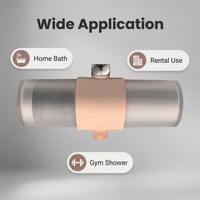 Filtre de douche haute performance pour baignoire, double cartouche ACF, élimination du chlore, vente en gros d'usine, réduction sur les achats en vrac, service fournisseur OEM ODM