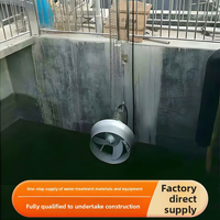 Tauchbarer Mixer für Biochemische Pool-Abwasserbehandlung Rahmengestell-Typ mit Dosier- und Strömungsschieberfunktion SUS304 Induktionsmotor