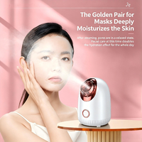 Vaporizador Facial Portátil para Uso Doméstico, Vaporizador Facial Iónico Nano, Masajeador Facial de Spa, Vaporizador Facial