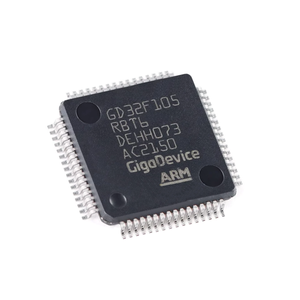 Microcontrôleur AngelTech IC 12 bits GD32F105RBT6 LQFP-64 108 MHz 128 Ko, puce de contrôle 32F105RBT6 - Product Image 1
