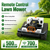 Tondeuse à gazon robotisée mini à chenilles en caoutchouc, la moins chère au monde, avec moteur certifié CE EPA, pour jardin et pelouse