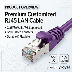 Câble <span class=keywords><strong>Ethernet</strong></span> RJ45 personnalisé en gros, câble réseau <span class=keywords><strong>Cat</strong></span> 5e <span class=keywords><strong>Cat</strong></span> 6e 24/26/28 AWG, cordon de brassage UTP extérieur - Product Image 3