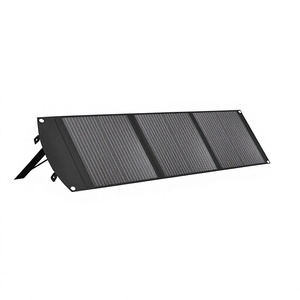 Panel Solar Plegable Negro de 60W, Panel <span class=keywords><strong>Fotovoltaico</strong></span> con Fuente de Alimentación de Almacenamiento de Energía de 300W para Más Escenarios - Product Image 1