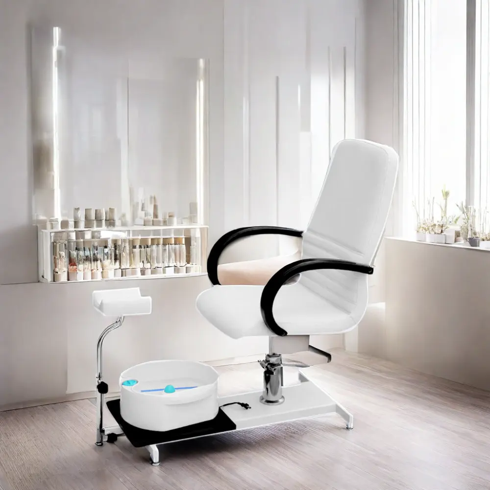 Cadeira de pedicure spa estilo moderno WB-3820 com recurso de massagem Cadeira de manicure pedicure 110V para salões de beleza